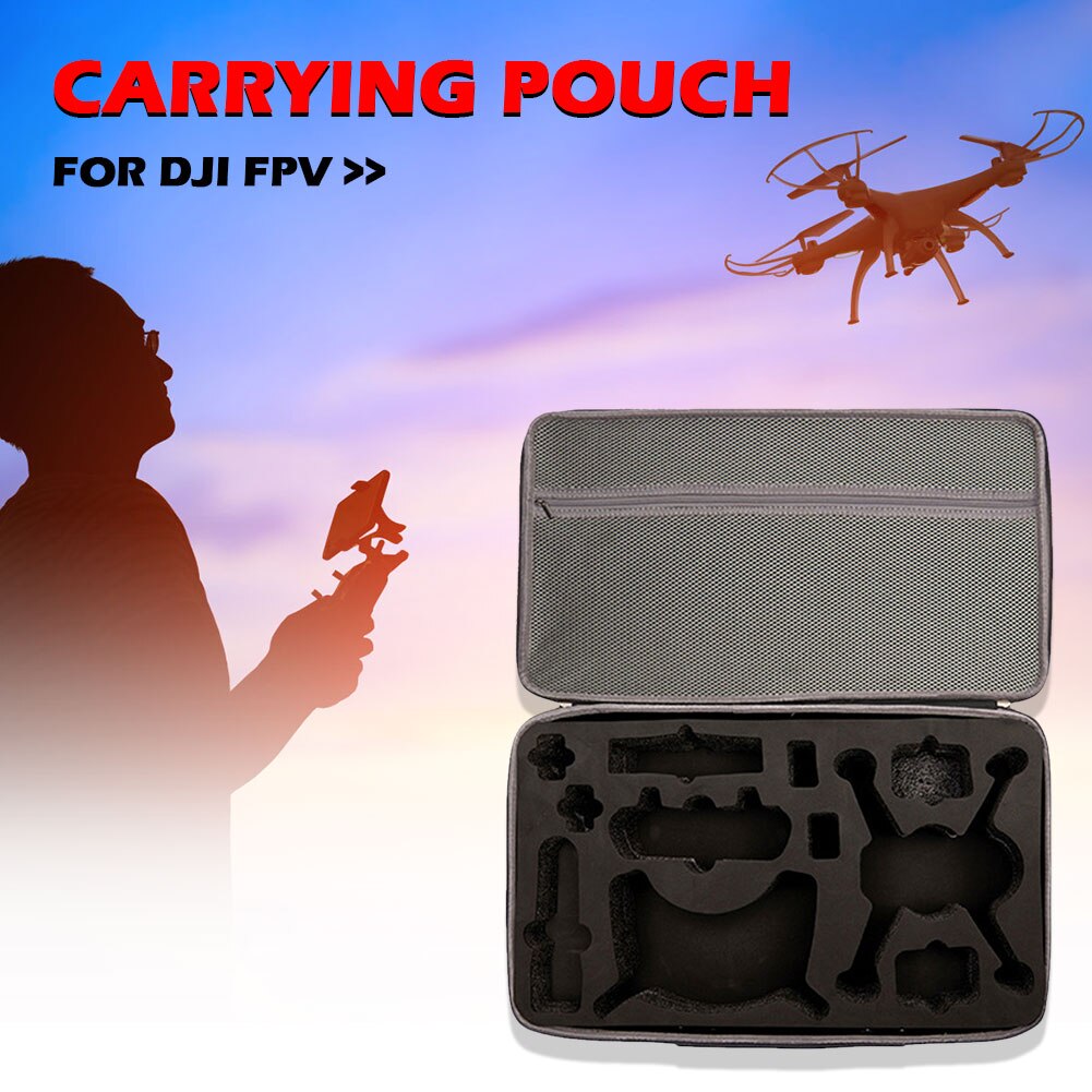 Travel Carrying Case for DJI FPV Drone Controller Goggles V2 Accessories Console Protective Bag Adjustable Handle Bag Travel