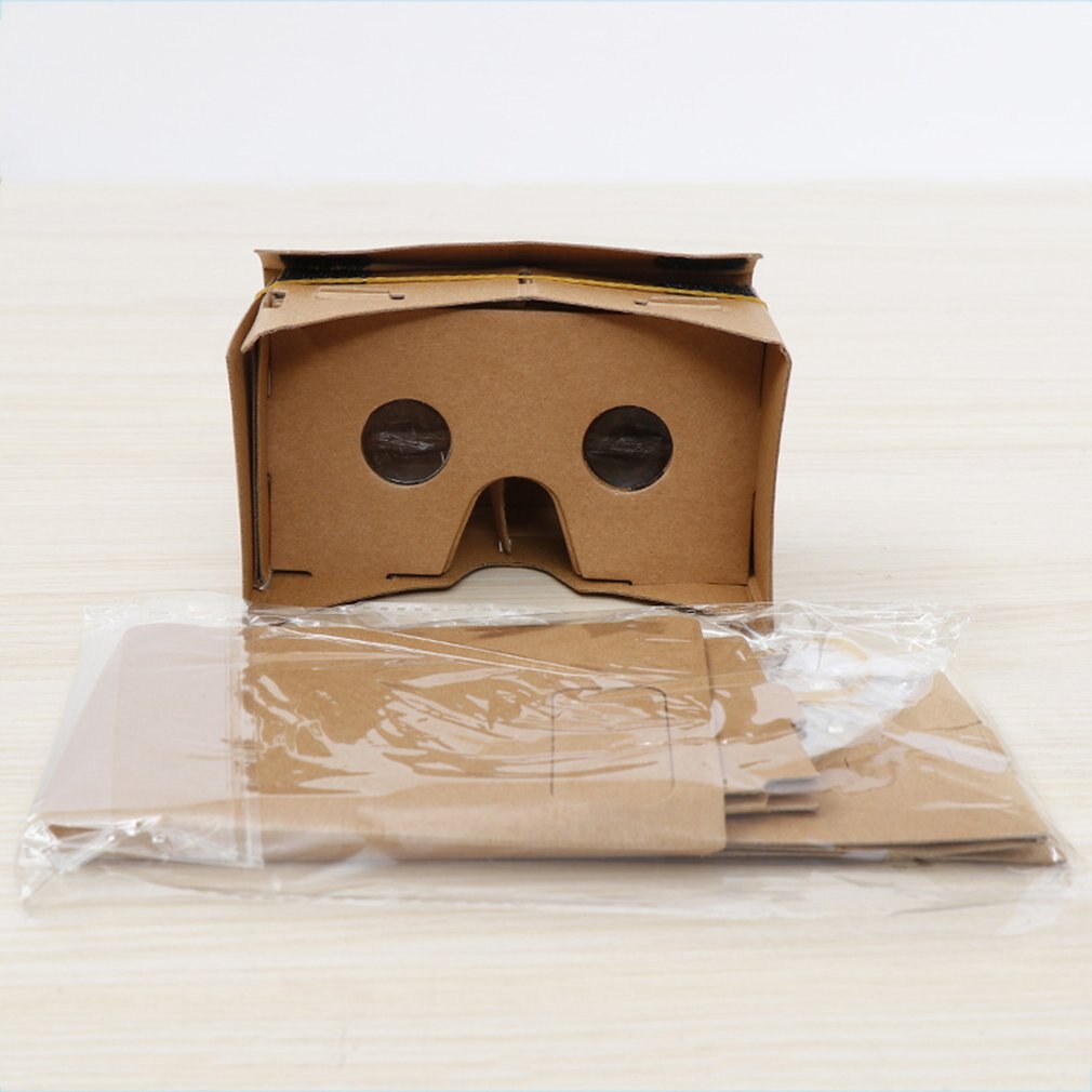 DIY Cardboard for Google VR 3D Glasses for Virtual Reality for Google Mobile Phone 3D Viewing Glasses for 6&quot; Screen Ultra Clear