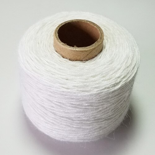 Hilo de lino 100% Natural, 100 m/rollo de hilo, cuerda para bricolaje hecho a mano: White