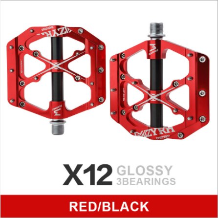 Pedales planos de aluminio ultralivianos para bicicletas de montaña, con 3 rodamientos y sellado Universal, Ciclismo de Carretera: B