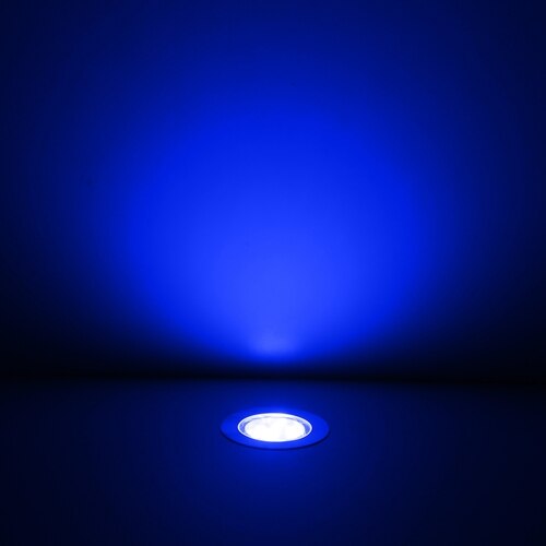 QACA Außeneinbau Lampe Niederspannungs FÜHRTE Deck Beleuchtung Edelstahl Wasserdichte B108: Blau