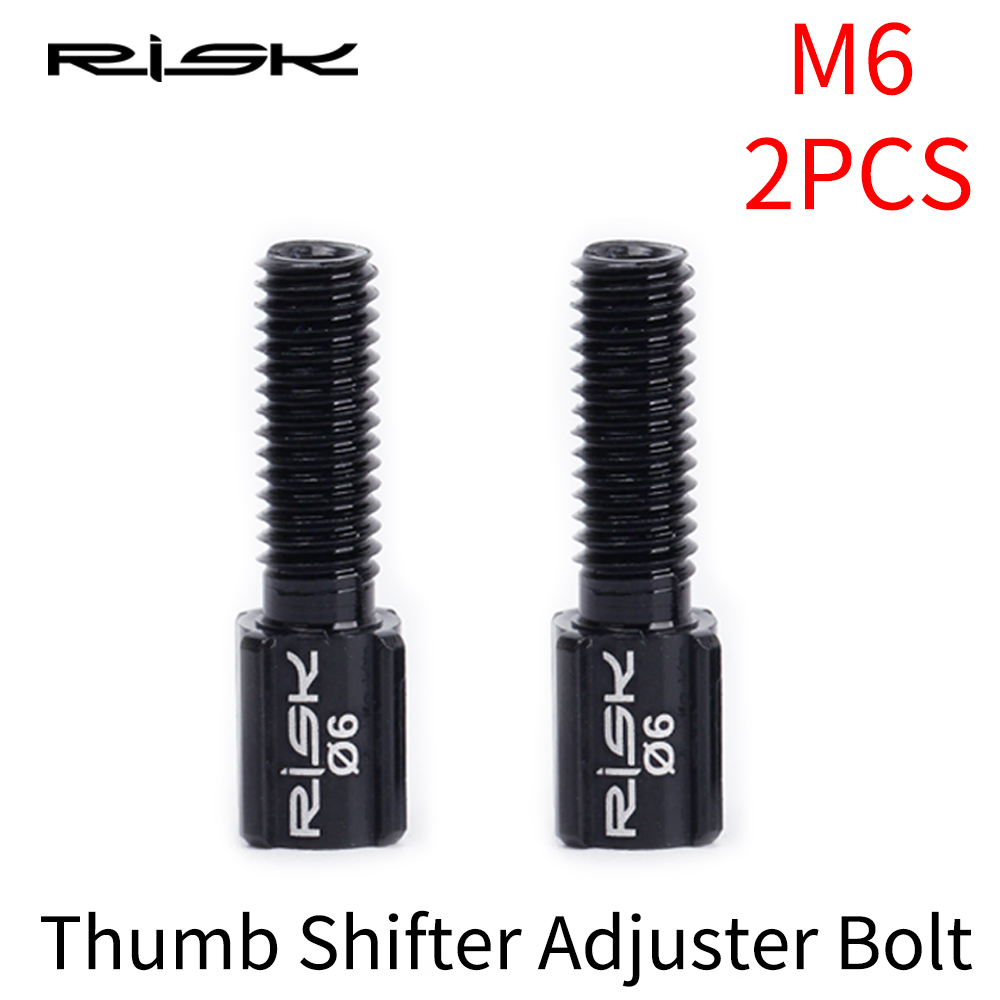 Tornillos de ajuste para palanca de cambios trasera de bicicleta, pernos para Shimano Sram X9, 2 uds., M5/M6: M6