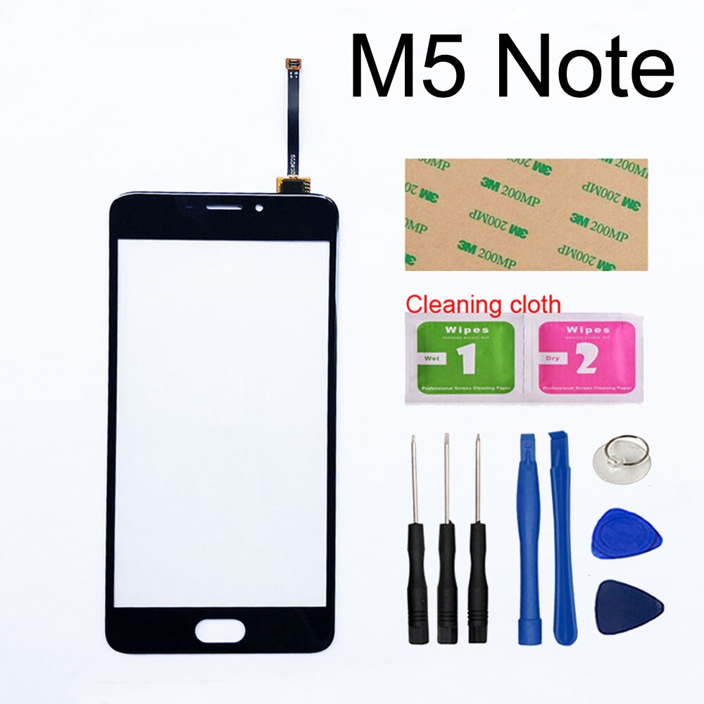 5.5&#39;&#39; Touch screen For Meizu M5 Note M3 Note M681H M6 Note Touch Screen Digitizer Sensor Glass Panel Replacement: M5 Note Black Tool