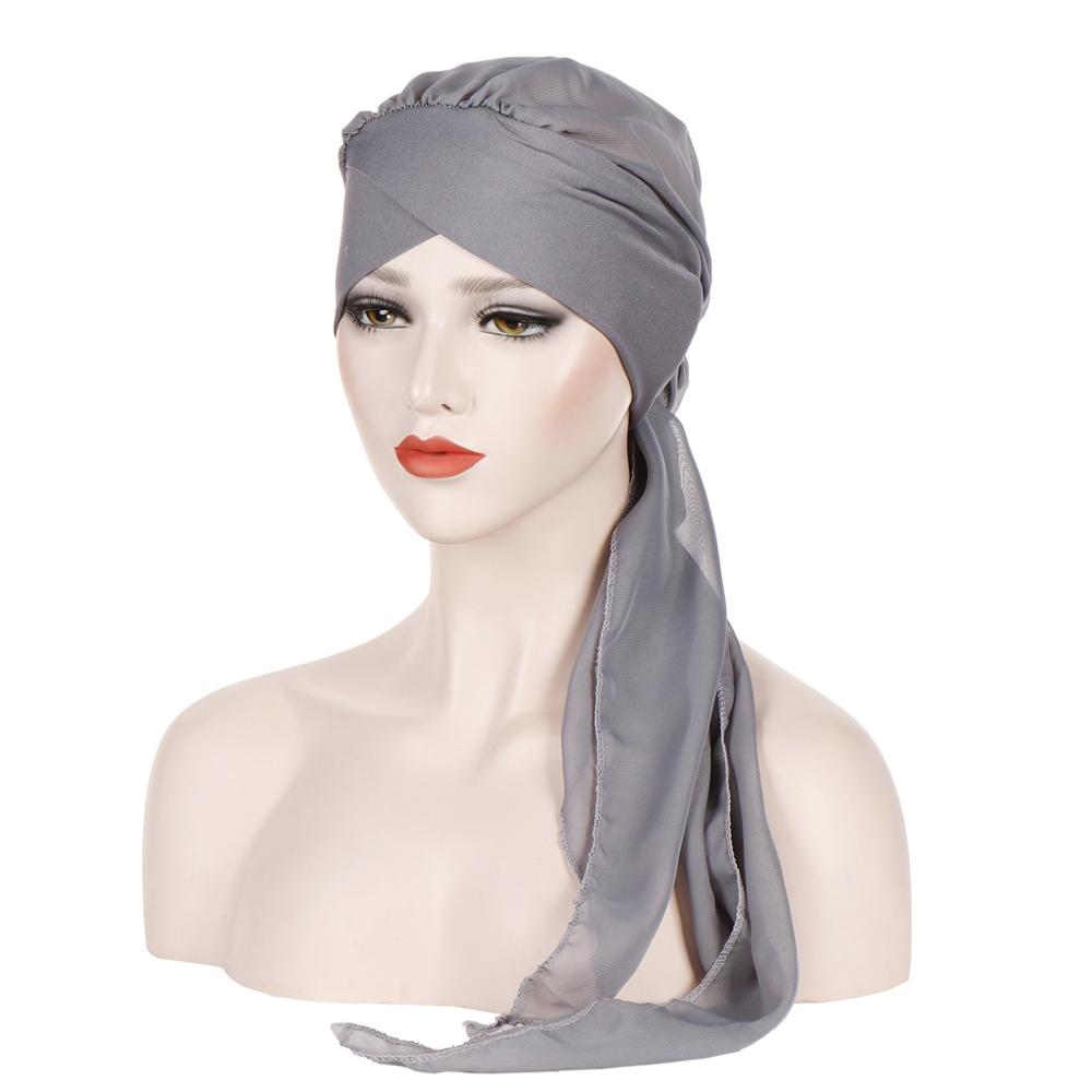 Hijab Undercap Hijab Underscarf Hijab Cap voor Vrouwen Elastische Moslim Elastische Tulband Volledige Cover Sjaal Cap Volledige Nek Dekking Roze
