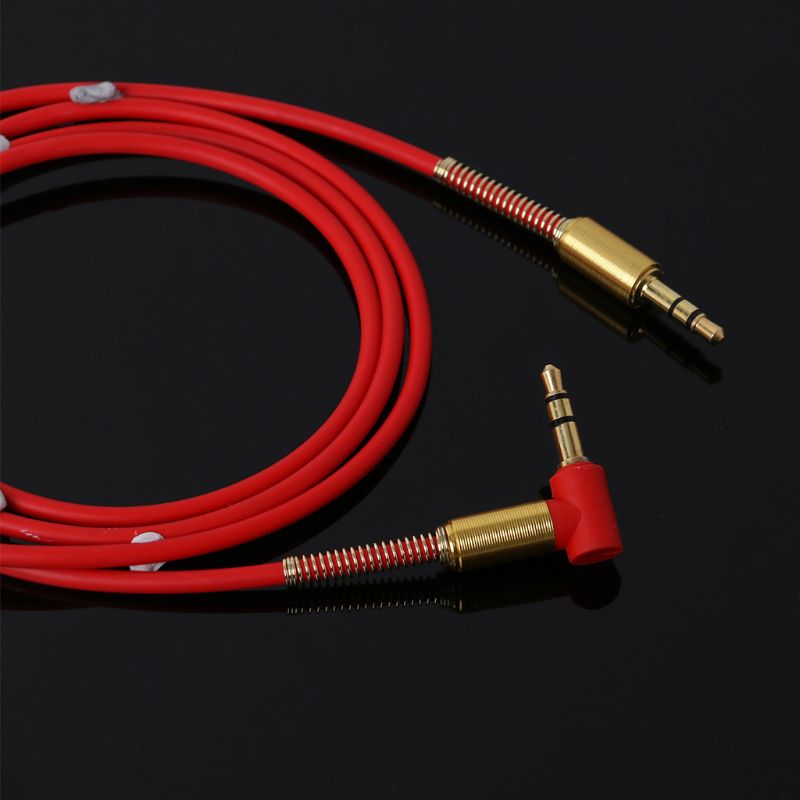 Car Aux Audio Cable 3.5mm Jack Male to Male HIFI Universal Stereo Audio Cable with 90 Degree Angle