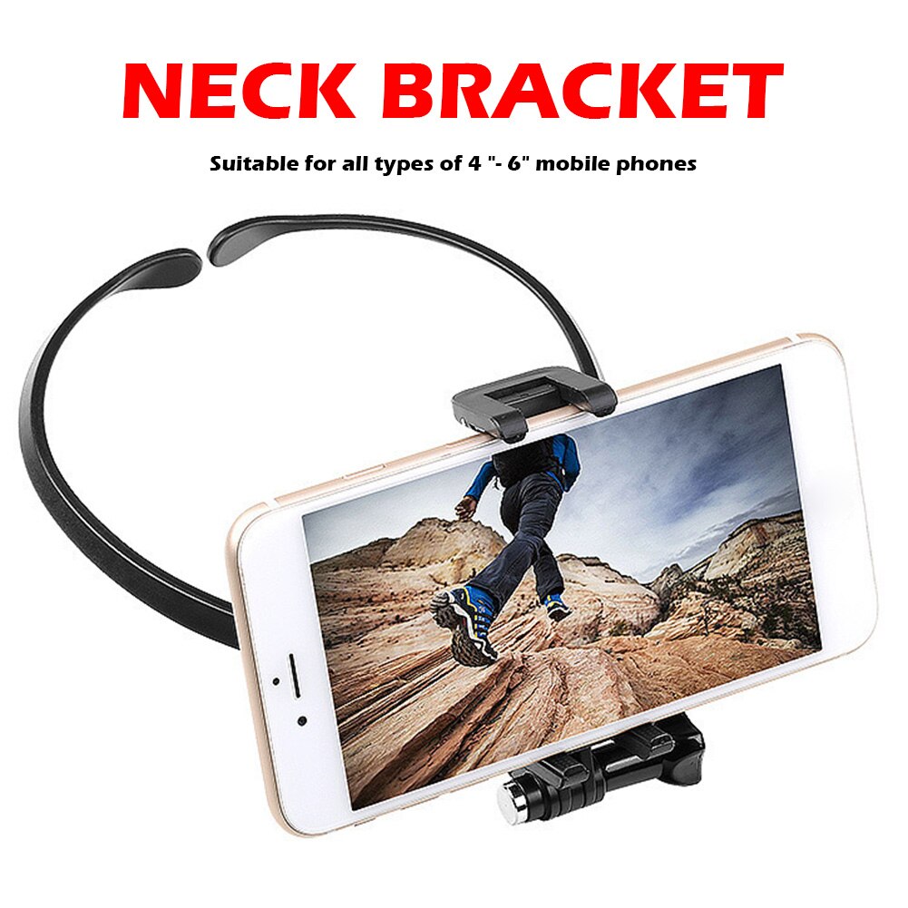 Neck Phone Holder POV Photographing Vlog Selfie Wearable Phone Mount Stand Wearable Photographing Video Recording Selfie