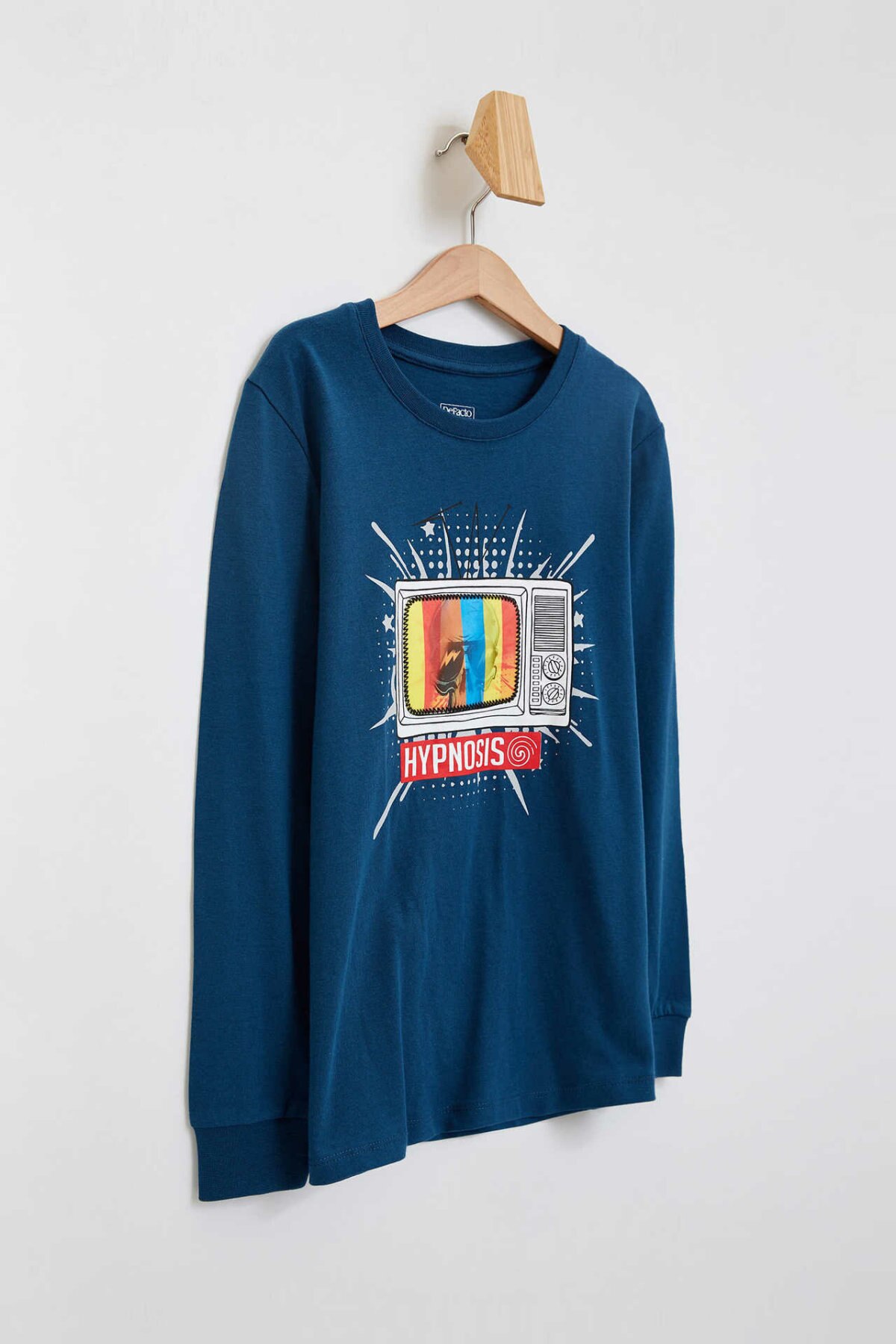 DeFacto Junge Langarm T-Shirt Kinder Casual Cartoon-Muster Pullover Jungen Komfort Tops Herbst-M4592A619WN