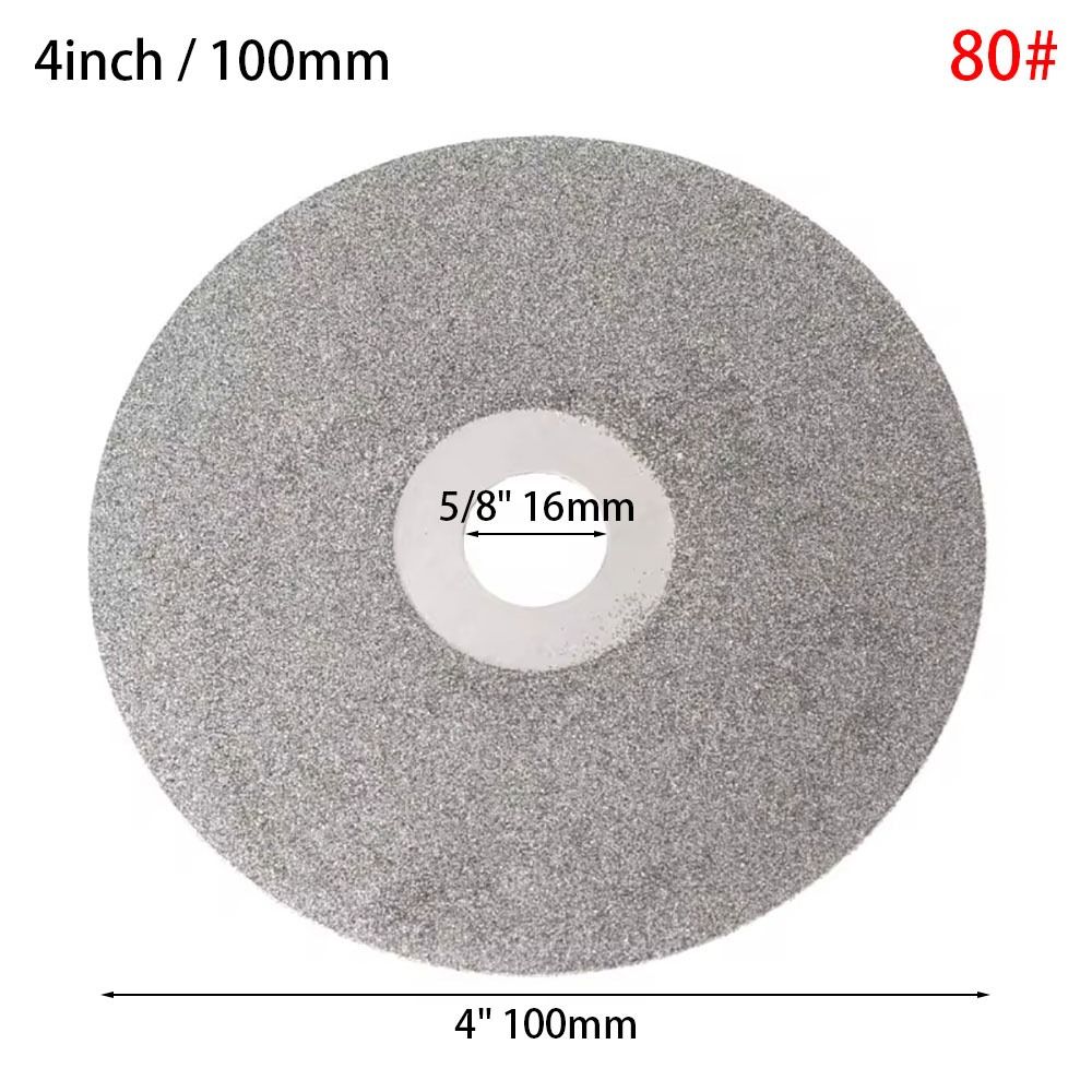 1Pcs Diamond Coated Diamond Grinding Disc 80-3000Grit Abrasive Disc Grinding Wheels Woodworking Tool 4inch 100mm: Brown