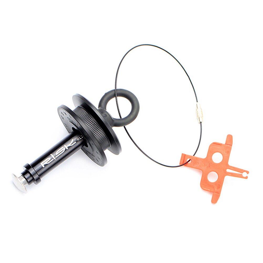 Bike Chain Washer Keeper Mtb Racefiets Ketting Houder Keeper Spanner Fiets Dummy Slapen Hub Voor Quick Release & Barrel as: black
