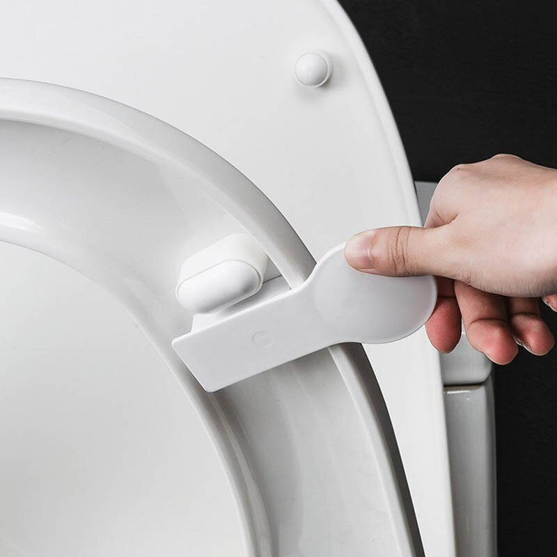 Toiletdekselliftapparaat badkameraccessoires vermijd aanraking draagbaar 1 stuks scandinavische toiletlift geen vuile handen