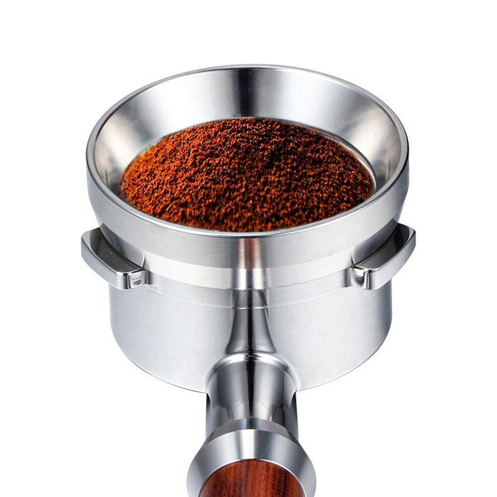 Home Replacement Dispensing Funnel Magnetic Type Tools Brewing Coffee Powder Ring Bar Anti Flying Stainless Steel