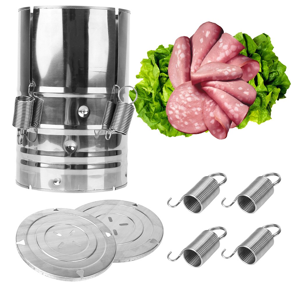 Ronde Vorm Persmachine Keuken Accessoires Roestvrijstalen Keuken Gadgets Ham Druk Maker Voor Maken Vlees Tool