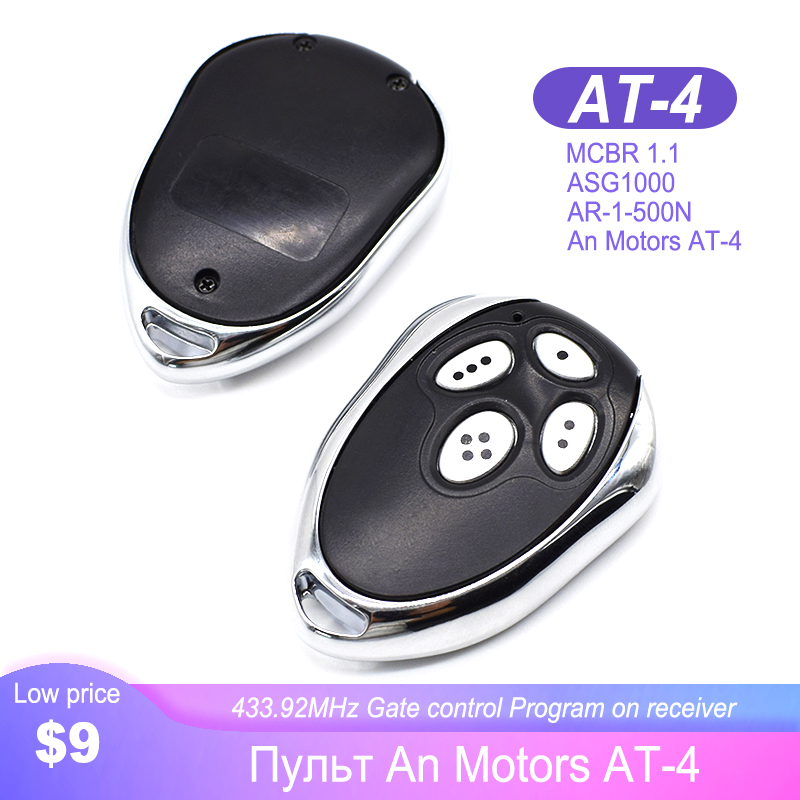 The best An Motors AT-4 Remote control for garage gate door sliding gates barrier