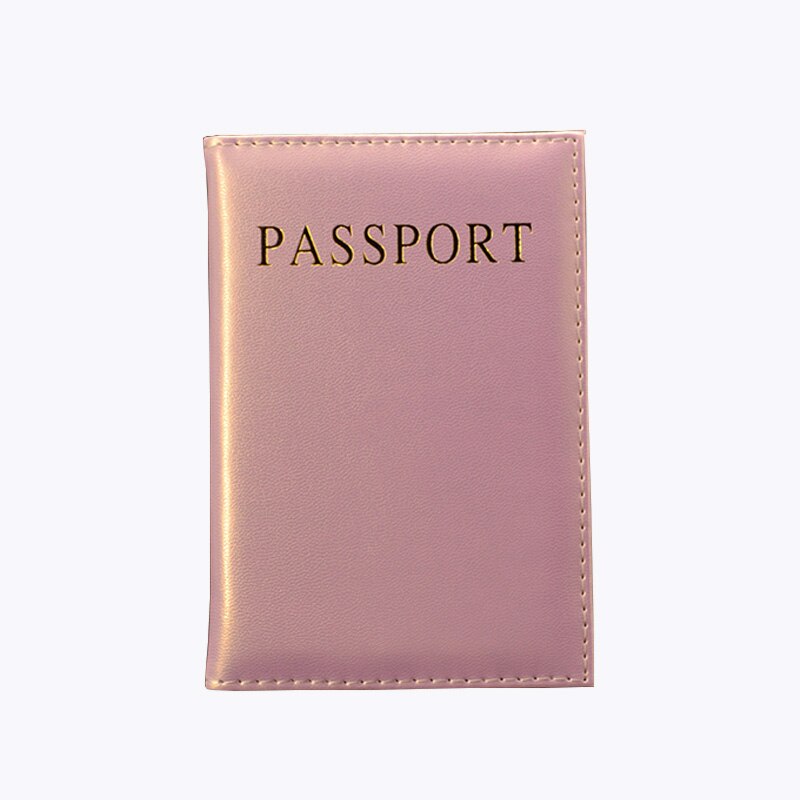 Universal Travel Passport Cover Women Pu Leather Cute Pink Holder Passport Lovely Girl Pasaport Case Travel Covers for passports: Pink