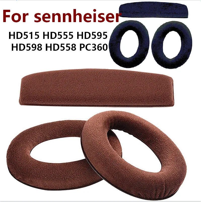 Geschikt Voor Sennheiser HD515 HD555 HD595 HD598 HD558 Hoofdtelefoon Vervanging Kussens Geheugen spons Oorkussens Oorbeschermer