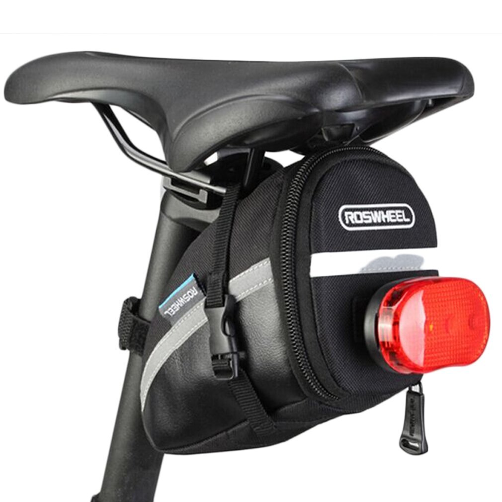 Roswheel Waterdicht Mountain Road Fiets Staart Zak Zadeltas Bike Pouch Fietsen Seat Bag Black Stijl