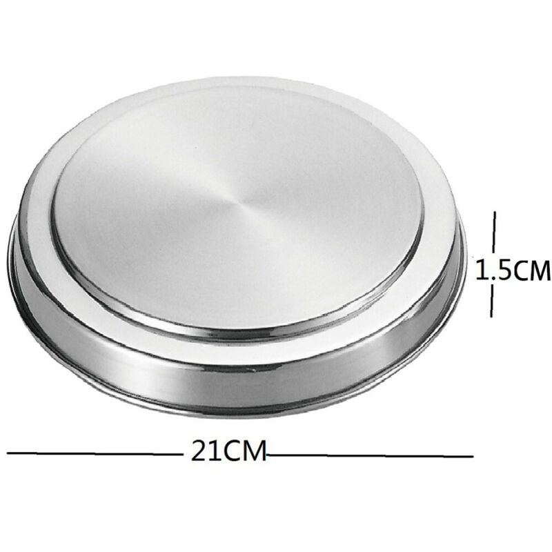 4 st rostfritt stål spishäll täcker spisplåt topp spisskydd set set redskap 17/21cm kökstillbehör