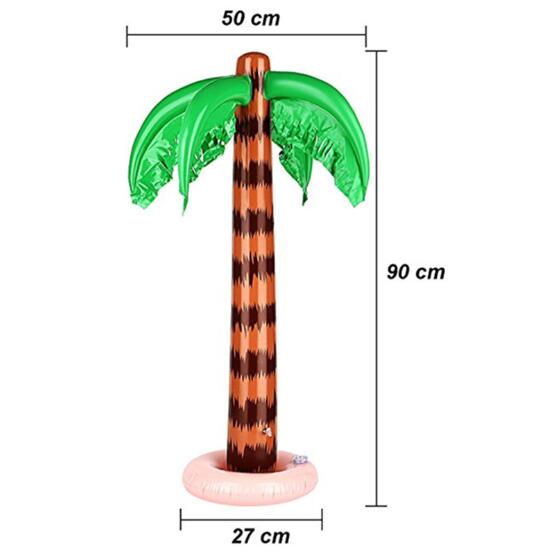 90CM Inflatable Coconut palm Tree Inflated toy Children Toys For Sandbeach Party birthday Decorations Supplies Hawaii Series