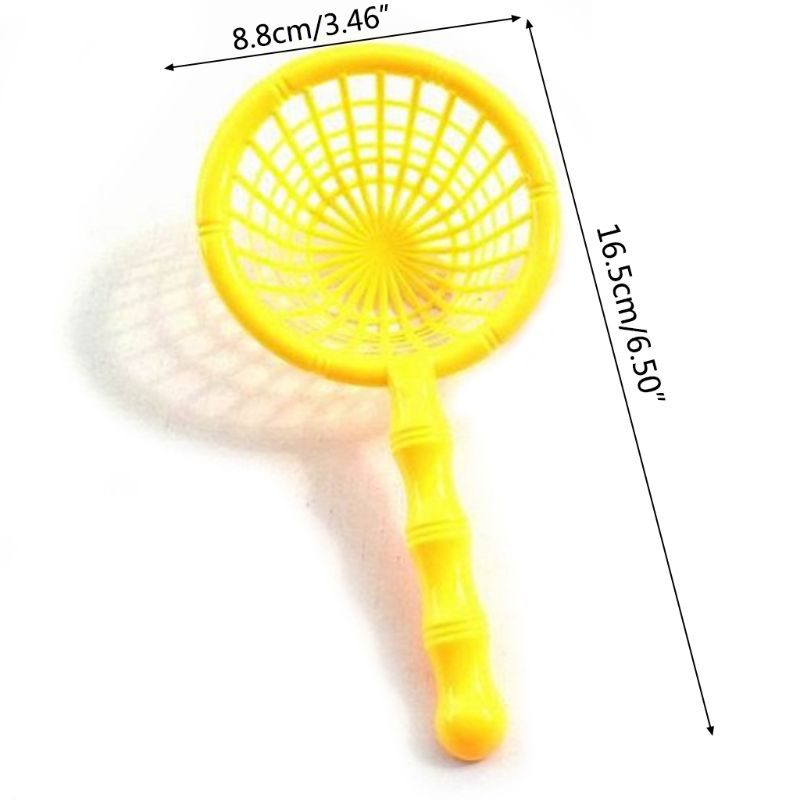 16.5 Centimetri di Plastica per Bambini da Bagno Rete da Pesca con La Maniglia Accessori per Bambini tutto'aperto Regalo di colore Casuale 40JC