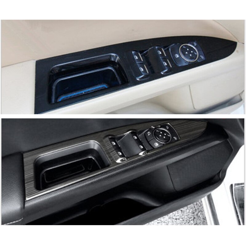 Auto deur armsteun raam glas lift schakelaar knop frame afdekking trim sticker auto accessoires voor ford mondeo