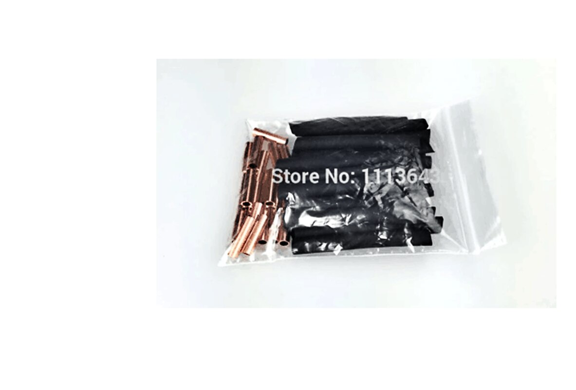 Carbon Fiber Floor Heating Wire Connection Kits Copper Tube and Heat Shrinkable Sleeves