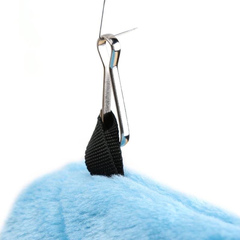 Hamaca suave y cálida de felpa para pájaros loros, nido de mascotas, cama colgante, jaula de loro, hamaca, casa de choza de terciopelo Coral, adecuada para Lovebird