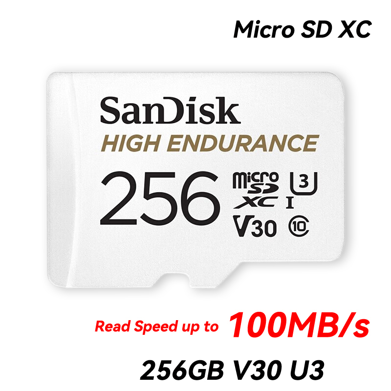 SanDisk High Endurance Micro SD Card 32GB 64GB 128GB 256GB Memory Card Up to 100MB/s Flash Card TF Card for Monitoring Dashcam: 16 GB