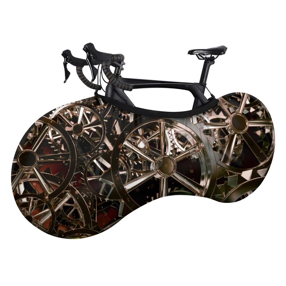 Cykelcover mtb landevejscykel støvbeskyttelsescover anti-støv hjul stelcover ridsesikker opbevaringstaske cykeltilbehør