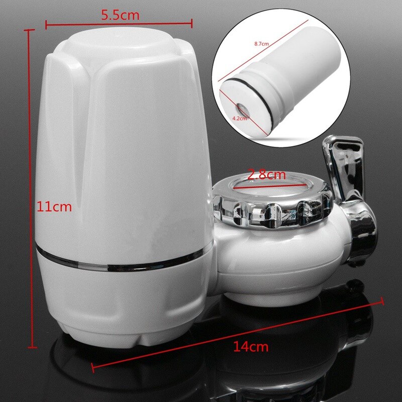 Filtre de robinet de cuisine, purificateur d&#39;eau de salle de bains, percolateur en céramique lavable, filtre de rouille et de bactéries