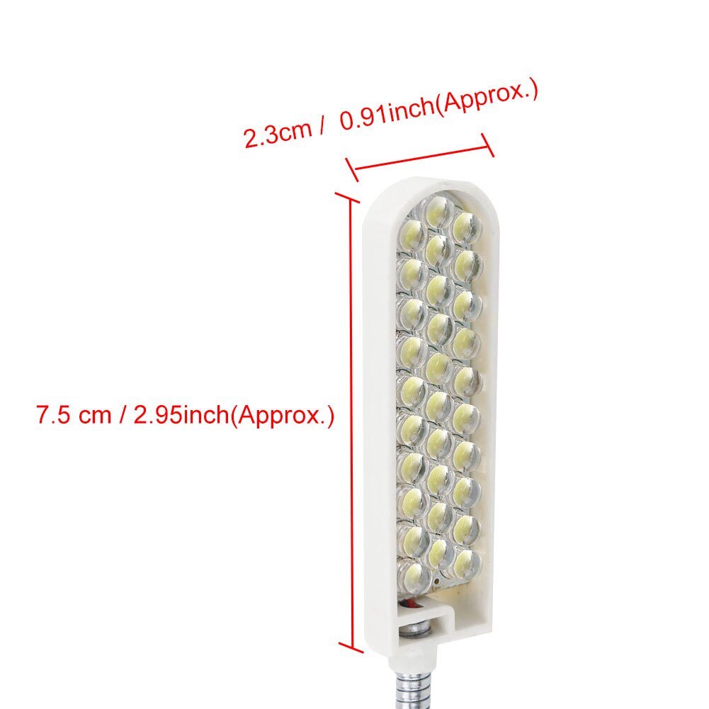 Naaimachine industriële verlichting led-lamp multifunctionele flexibele lamp magnetische naailamp voor werkbank draaibank boormachine