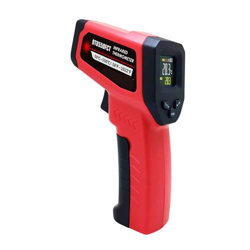 Thermomètre Infrarouge Mini Stylo - Mesure Sans Contact De -50°C à 220°C, écran LCD, Portable (Noir)