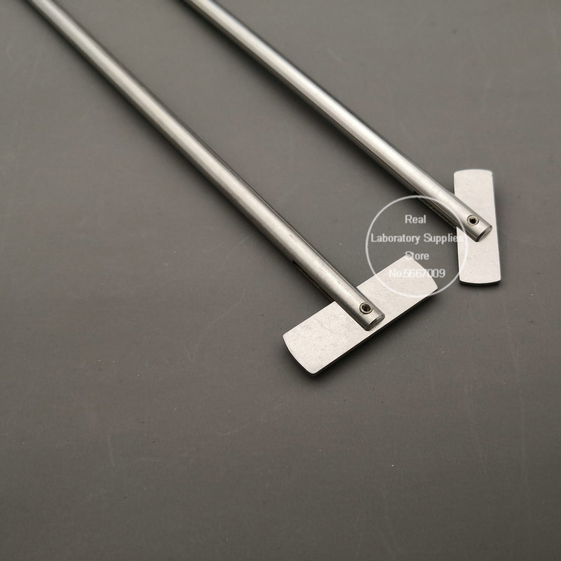 1pcs lab stainless steel paddle straight movable blade for stirrer mixer blender laboratory equipment