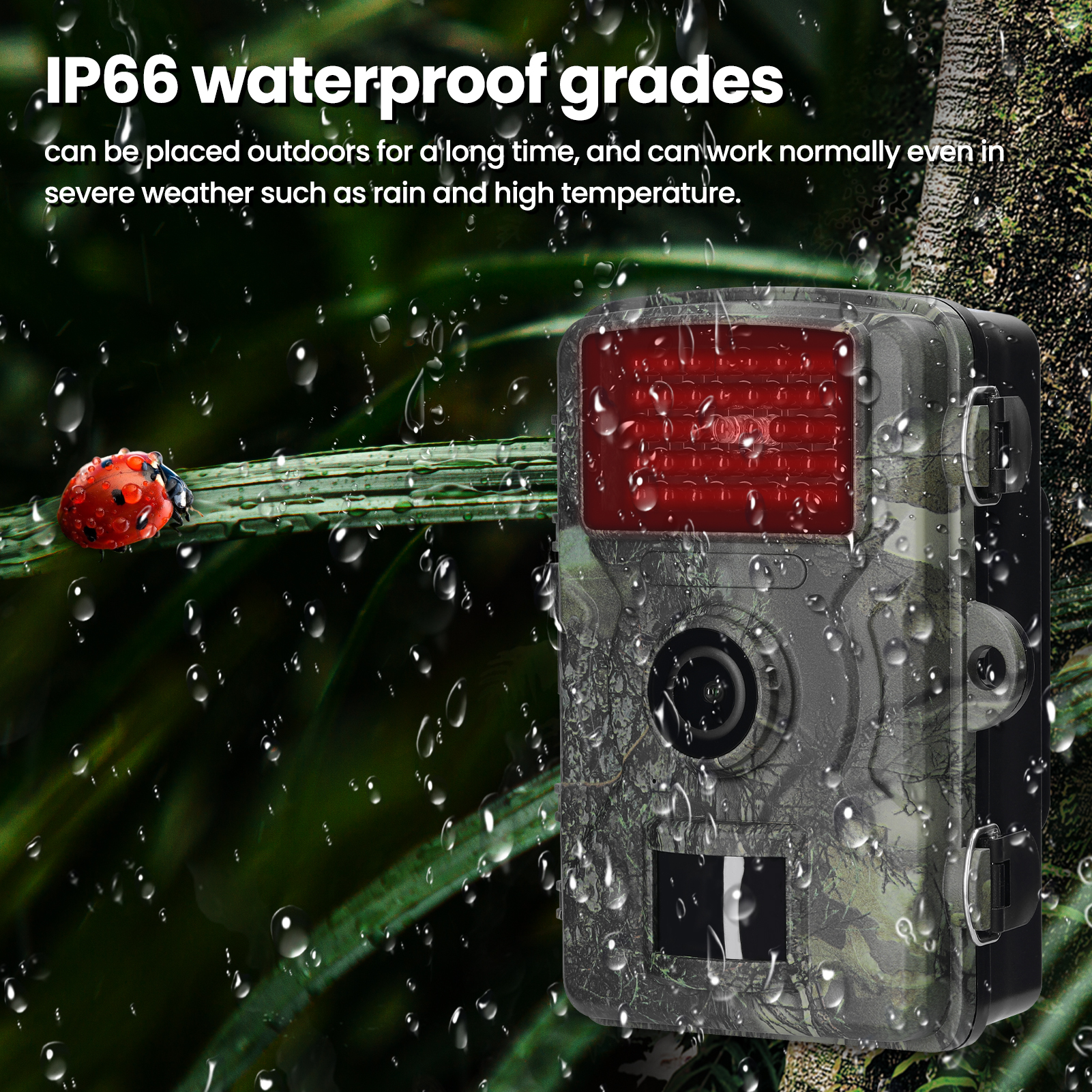 16MP 1080P Outdoor Camera Field Detection Infrared Camera 2.0 Inch TFT Color Display Day Night Use Hunts Night-Visions Camera