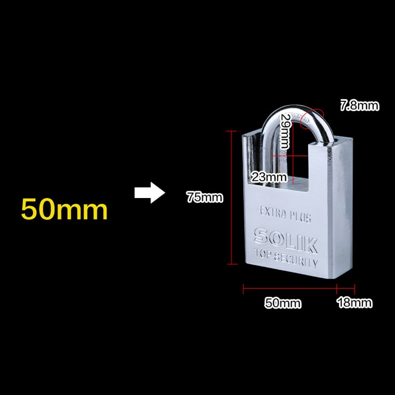 Anti-theft tamper waterproof never rust security door locks padlock copper Blade idling cylinder 4keys atom