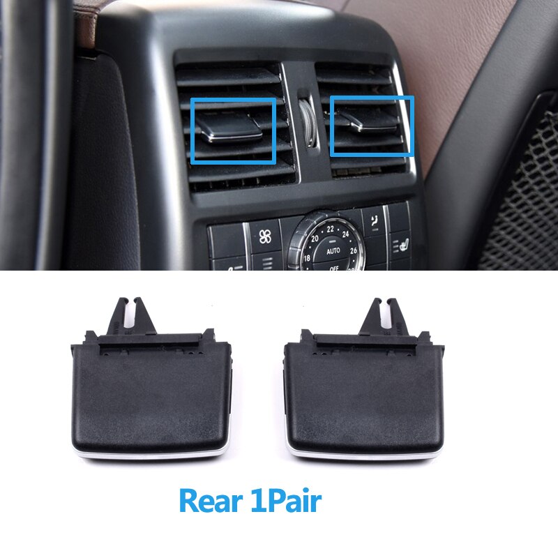 Car Front Rear A/C Air Conditioner Vent Outlet Grille Slide Clip Repair Kit For Mercedes-Benz W166 ML320 ML350 GL450 ML GLE