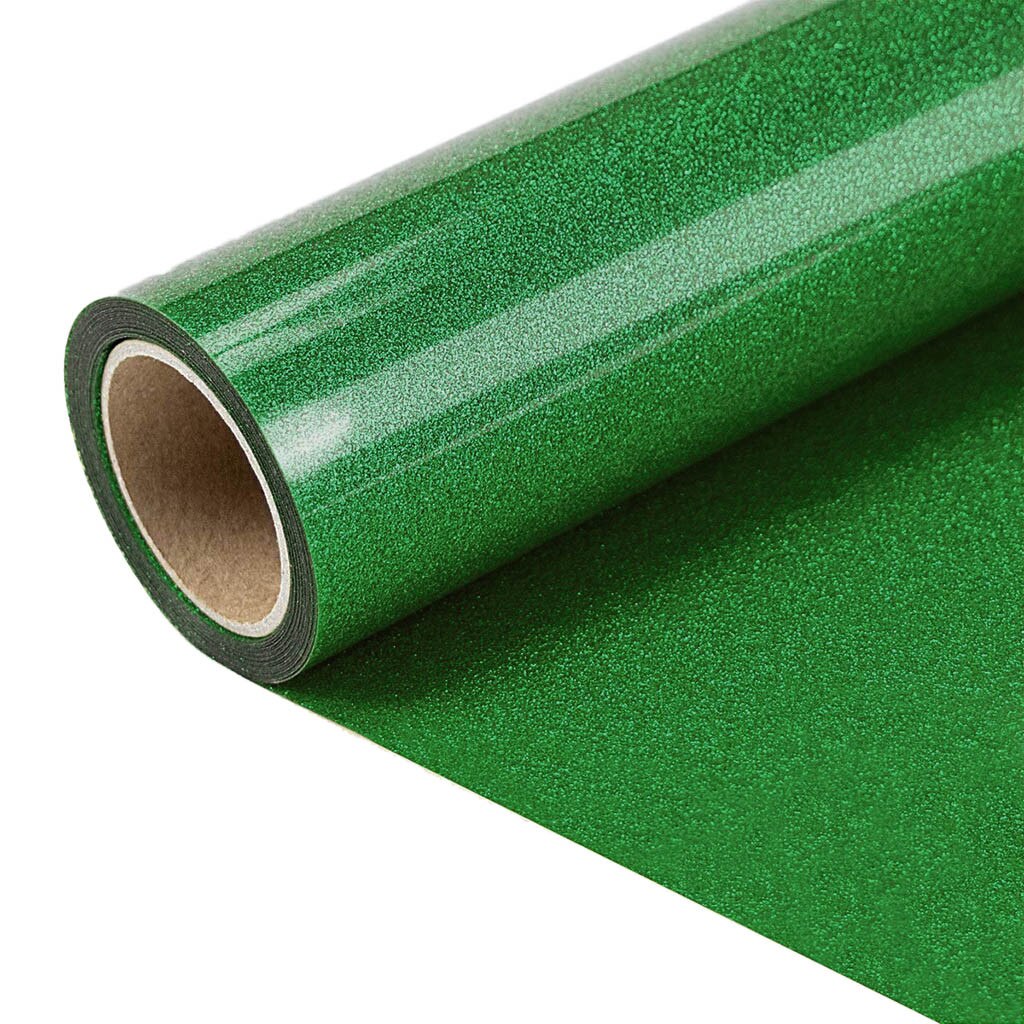 Glitter Warmteoverdracht Vinyl Voor T-shirts 10 Inches Door 10 Voeten Glitter Roll Snijplotter Ijzer Op Shirt D3: green