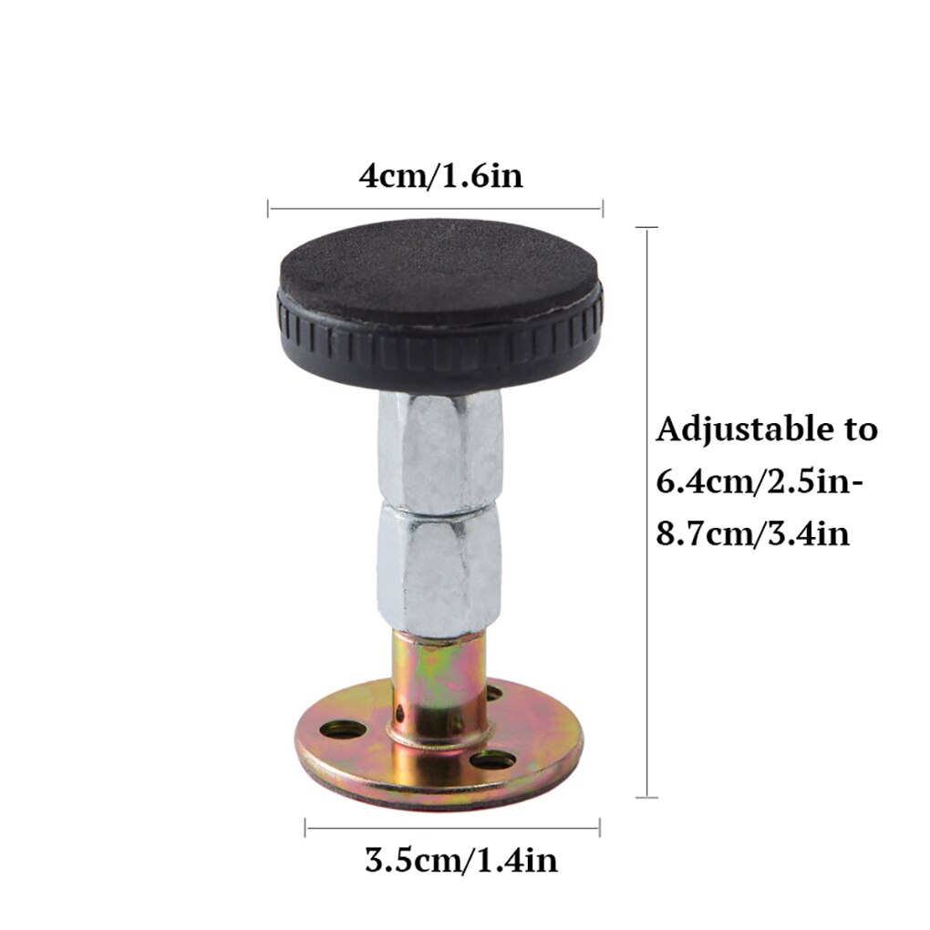 2pcs Bed Frame Anti-Shake Tool Adjustable Threaded Headboard Stoppers Bedside Headboards Prevent Loosening Anti-Shake Fixer