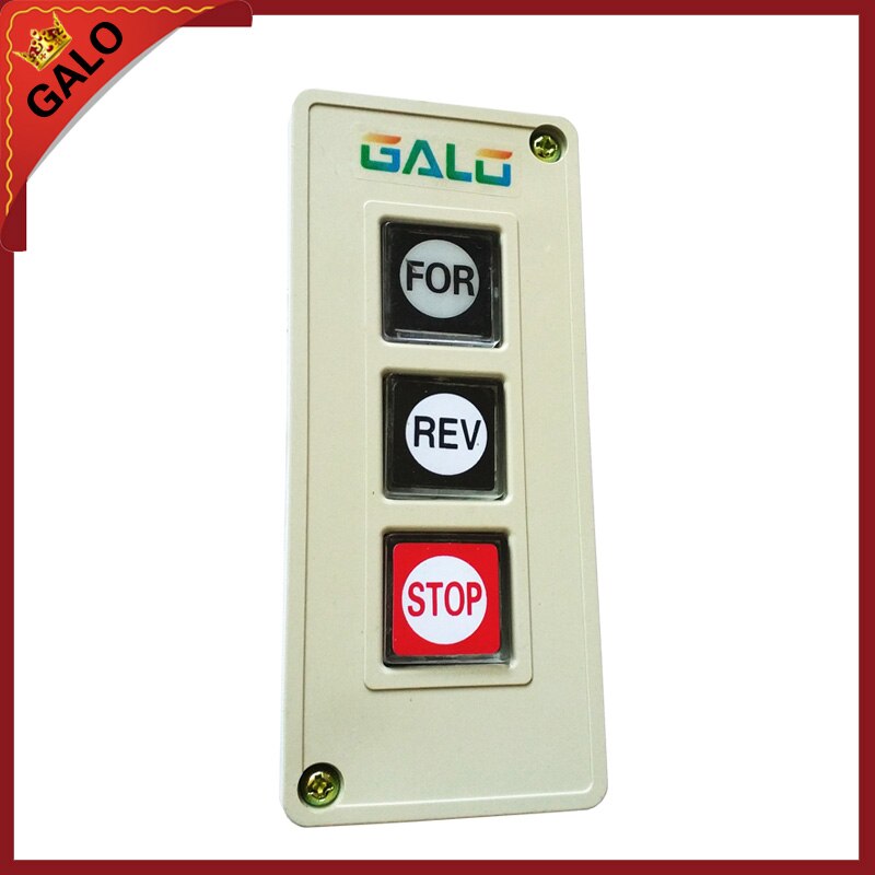 Barrier sliding swing gates Commercial Garage Door Opener Three Button StationPush button Switch