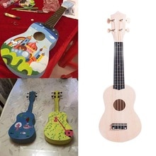 Beautiful Tilia Assemble Handicrafts Draw Ukulele DIY Ukuleles Musical Instruments Student DIY Ukulele Teaching Art Children