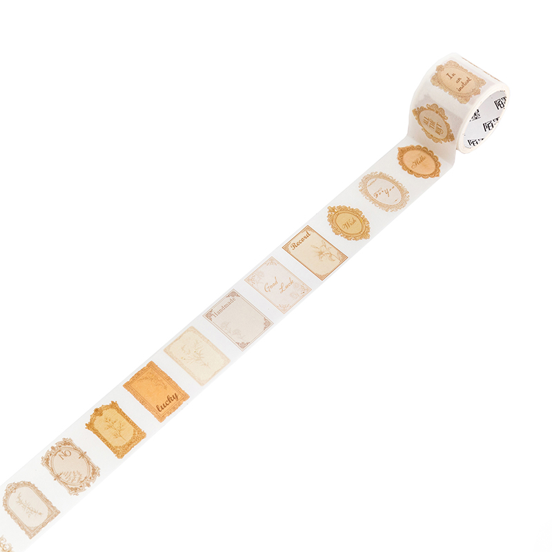 Cintas decorativas Washi con letras Vintage de 2m, 35cm de longitud de ciclo, decoración para álbum de recortes, etiqueta para diario basura, papelería, pegatinas artesanales: Verde claro