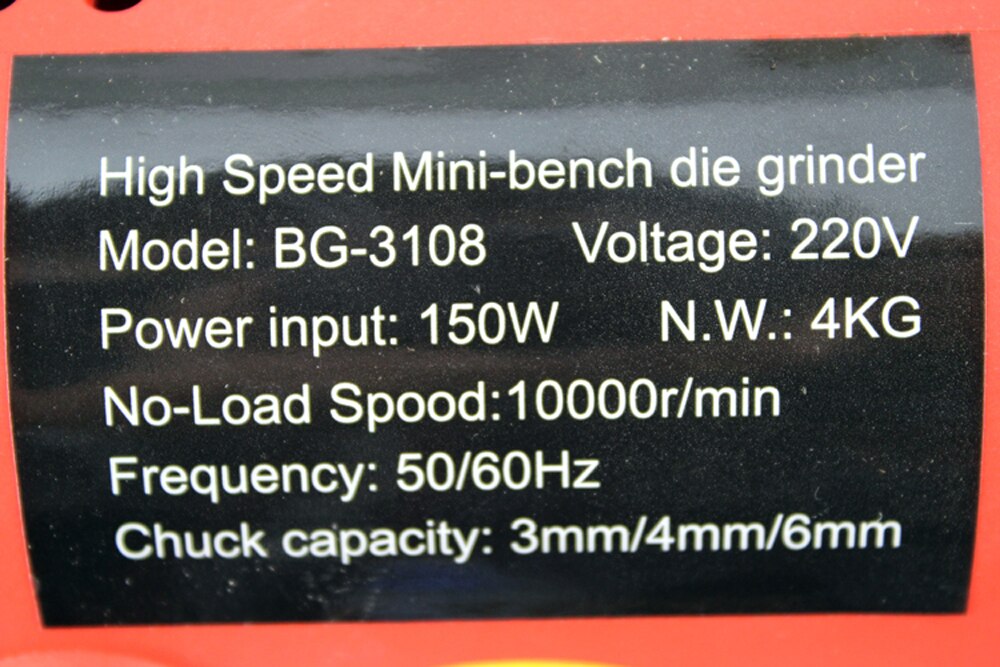 220 V 400 W mini elektrische slijpmachine boormachine met 6 instelbare snelheden, snijden, slijpen, polijsten en stansen