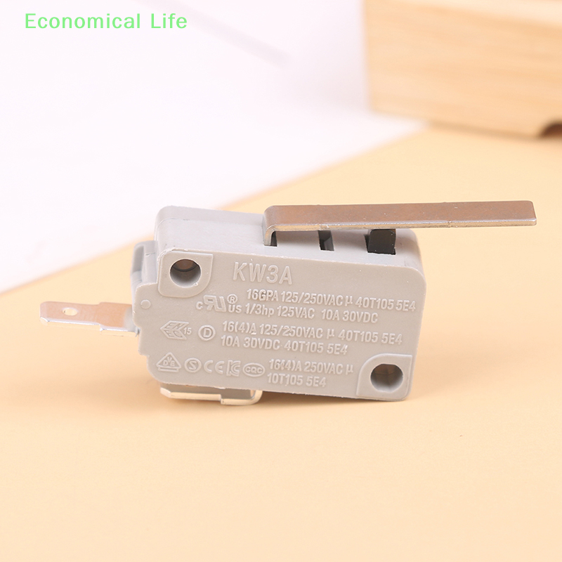 Microinterruptor para puerta de horno microondas, máquina de café de Kw3A-16A, normalmente abierto, electrodomésticos, límite de seguridad, interruptor de viaje, 1 ud.