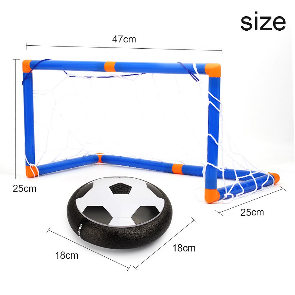 8 pz/set novità aria sospesa calcio galleggiante bambini Fllashing Sport giocattolo in bilico multi-superficie coperta Gliding Football: Default Title