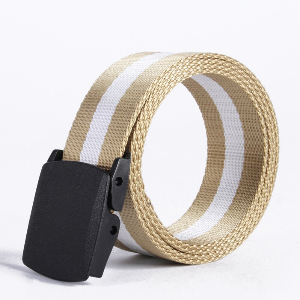 Ceinture tricotée en Nylon pas de ceinture de sécurité en métal