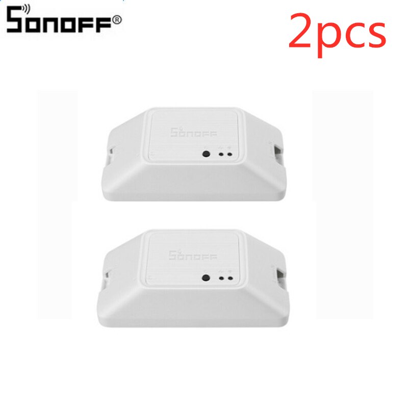 1/2/3/5/10/PCS Sonoff Basic R3 WIFI bricolage intelligent 433Mhz RF commutateur de commande sans fil commutateur à distance domotique travail avec Google: 2pcs