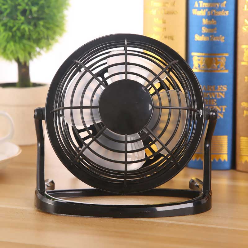 Usb genopladelig klips desktop/bord ventilator mini bærbar klemme ventilator roterende ventilator med luftkøler ventilator