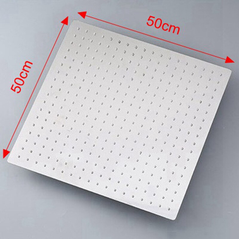 Chrome Polished Ultrathin Shower Head 16/20 inch Square Rainfall Shower Head Bathroom Large Flow Showerhead rain shower