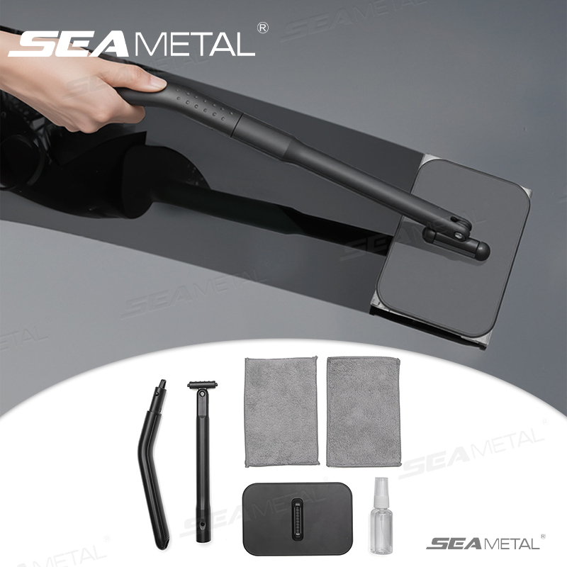 SEAMETAL Auto Windschutzscheibe Scheibenwischer einstellen Auto Fenster Reinigung Anti-beschlag Pinsel Wasser Schaben Werkzeug Wiederverwendbare Pad Auto Zubehör