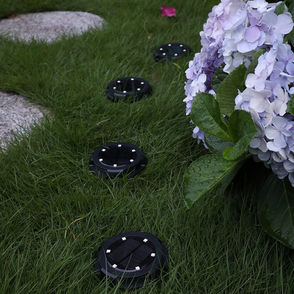 Tuin, oprit, gazonlamp, buiten, tuin, kleur, op zonne-energie werkende, ondergrondse verlichting, waterdichte tuinpadverlichting ,  q30