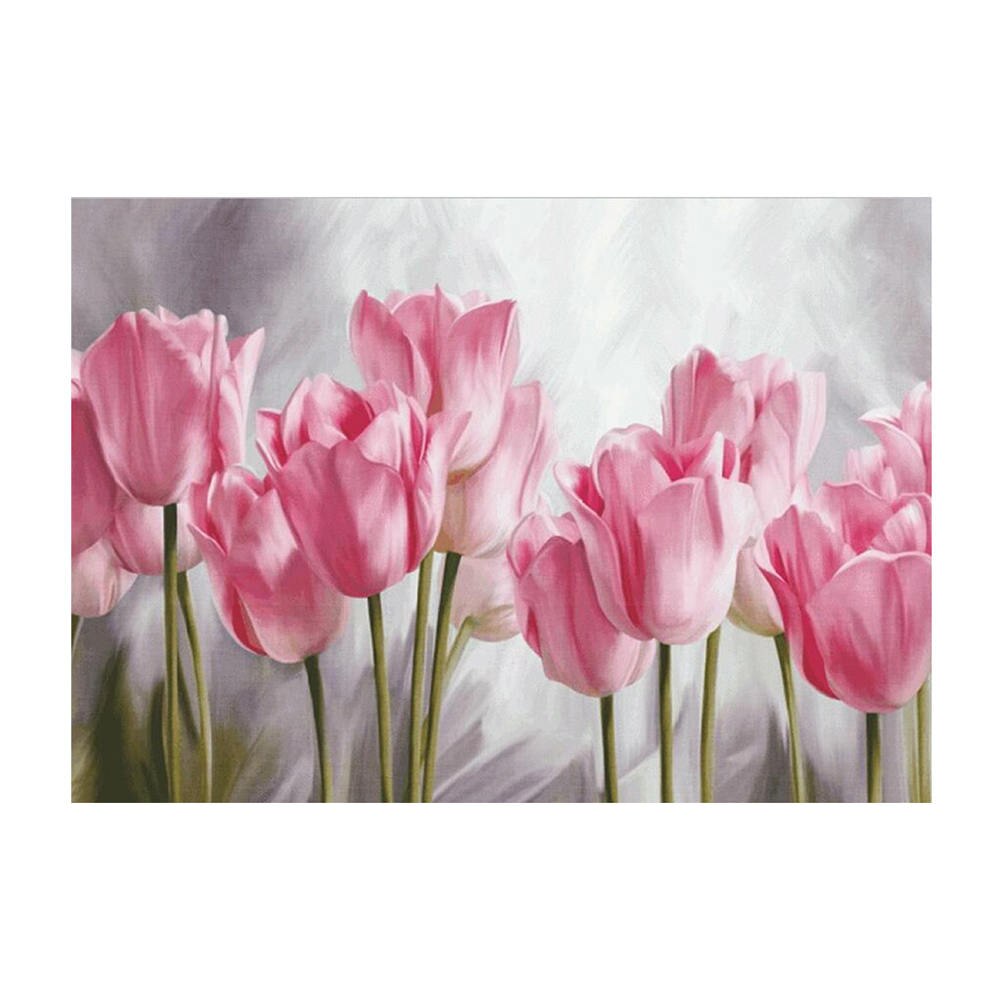 Diamond Painting Fiori 3 Pezzi XXL - Kit Completo Per Adulti, Ideale Come Regalo O Decorazione - Foto 2